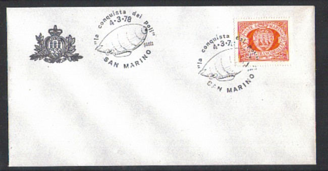 1978 - LBF/3655 - SAN MARINO - LA CONQUISTA DEI POLI