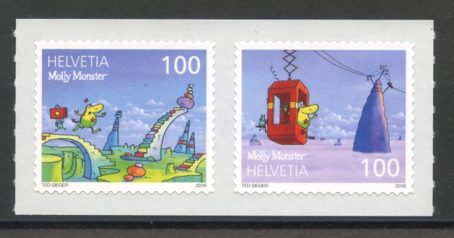 2016 - SVIZZERA - LOTTO/37896 - MOLLY MONSTER  2v. - NUOVI
