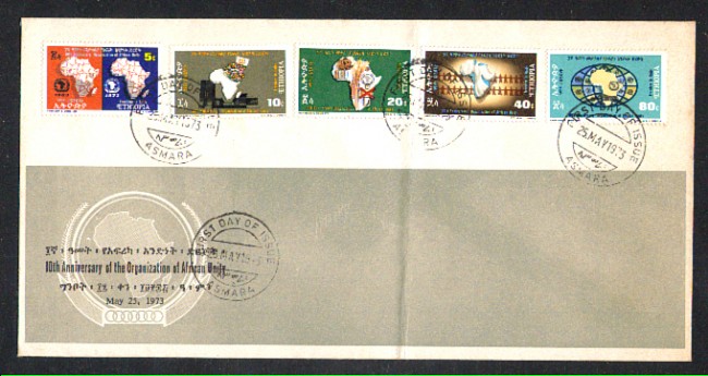 1973 - LOTTO/ETHI660FDC - ETHIOPIA - UNITA' AFRICANA - BUSTA FDC