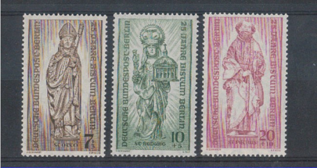 1955 - LBF/2071 - BERLINO - 25° ANNIV. VESCOVADO 3v.