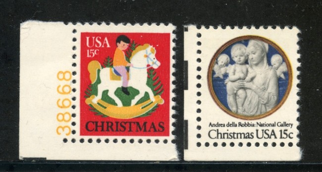 1978 - STATI UNITI - NATALE 2v. - NUOVI - LOTTO/29301
