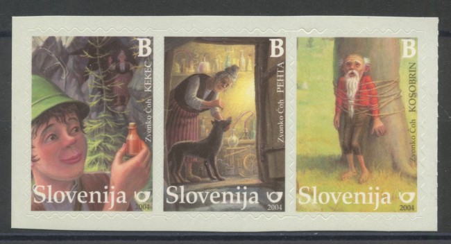 2004 - SLOVENIA - LIBRI PER BAMBINI 3v. - NUOVI AUTOADESIVI - LOTTO/34216