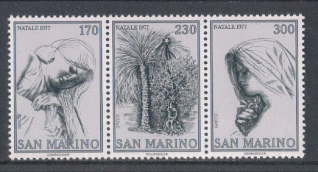 1977 - LOTTO/7982 - SAN MARINO - NATALE TRITTICO - NUOVO