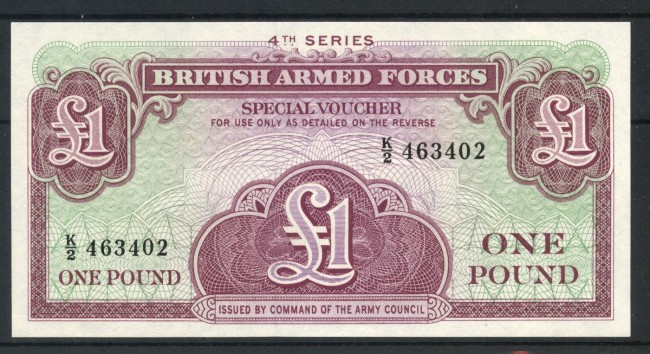 1962 - GRAN BRETAGNA - LOTTO/39500 - 1 POUND BRITISH ARMED FORCES