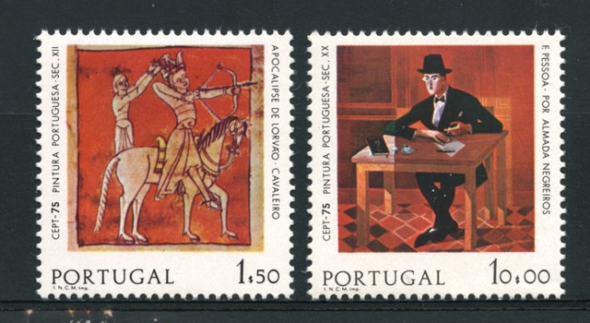 1975 - LOTTO/14003 - PORTOGALLO - EUROPA DIPINTI 2v. - NUOVI