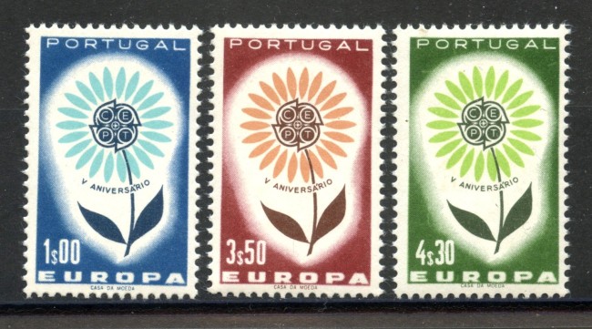 1964 - PORTOGALLO - LOTTO/41181 - EUROPA 3v. - NUOVI