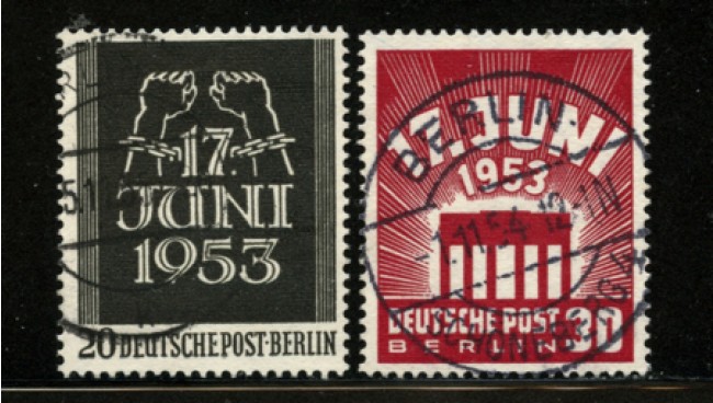 1953 - LOTTO/12562 - BERLINO - INSURREZIONE 2v. - USATI