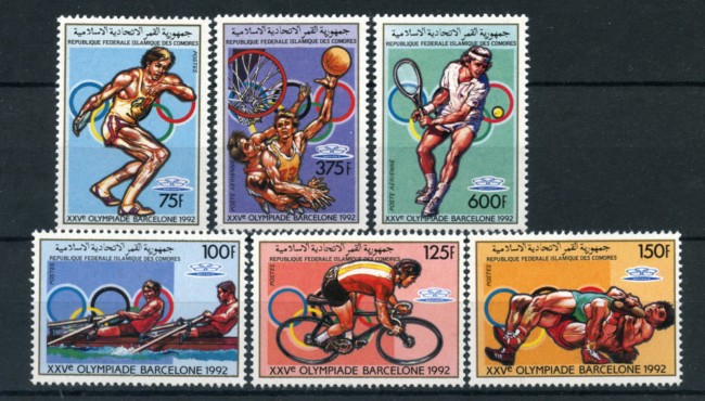 1988 - COMORES - LOTTO/19685 - OLIMPIADI DI BARCELLONA 6v. - NUOVI