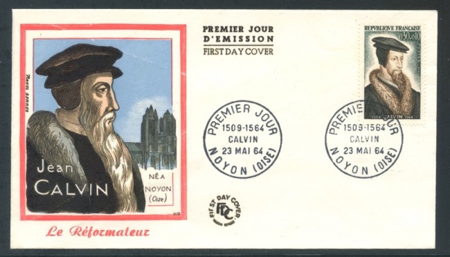 1964 - FRANCIA - J.CALVINO - BUSTA FDC - LOTTO/26697