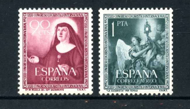 1952 - LOTTO/20549 - SPAGNA - CONGRESSO EUCARISTICO 2v. - NUOVI