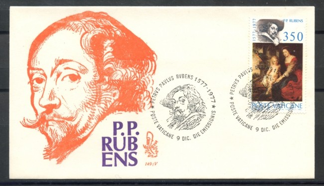 1977 - VATICANO - PAOLO RUBENS - BUSTA FDC VENEZIA - LOTTO/27738