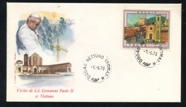 1979 - LOTTO/17205 - REPUBBLICA - VISITA DEL PAPA A NETTUNO
