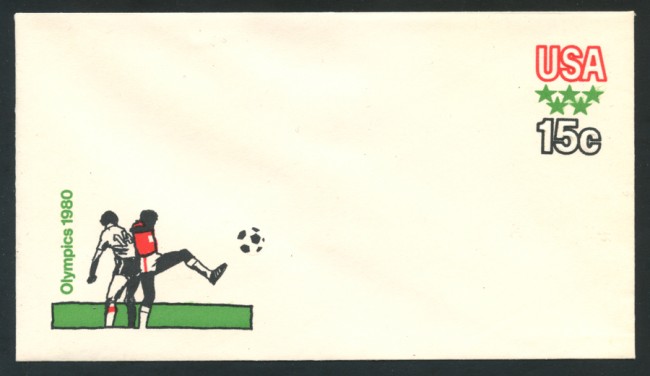 1980 - LOTTO/17173 - STATI UNITI - OLIMPIADI BUSTA CALCIO - NUOVA