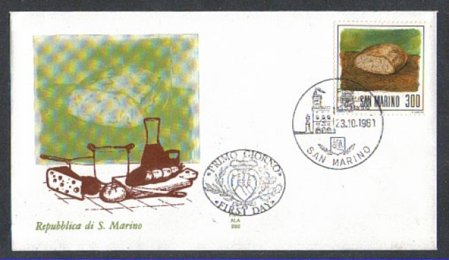1981 - LOTTO/8020Z - SAN MARINO - ALIMENTAZIONE - FDC