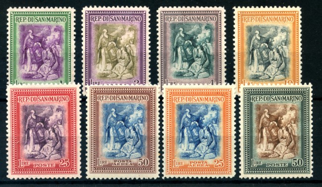 1947 - LOTTO/23737 - SAN MARINO - RICOSTRUZIONE ALBERONIANA  8v. - NUOVI
