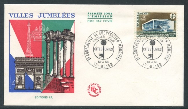 1968 - FRANCIA - INSEGNAMENTO DELLE LINGUE - BUSTA FDC - LOTTO/26605