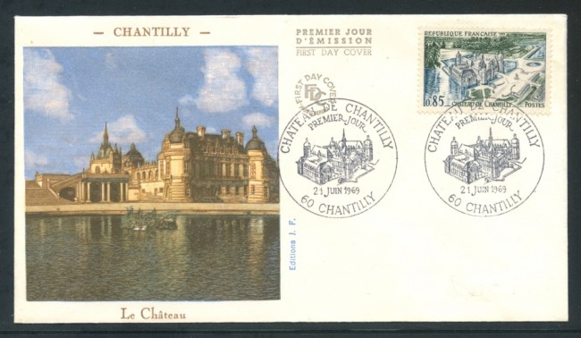 1969 - FRANCIA - CASTELLO DI CHANTILLY - BUSTA FDC - LOTTO/26657
