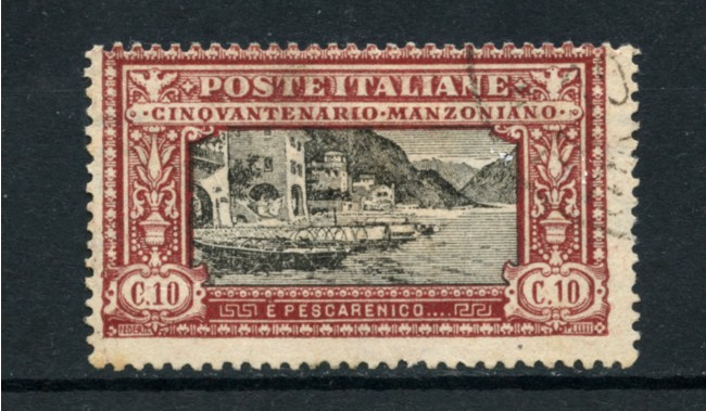 1923 - LOTTO/16514 - REGNO - 10 cent. MANZONI - USATO
