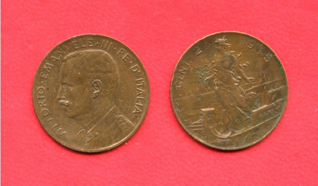1915 - LOTTO/M22516a - REGNO - 2 CENTESIMI ITALIA SU PRORA