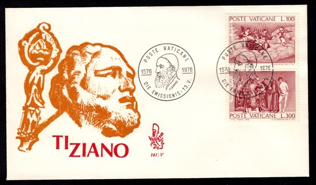 1976 -  LOTTO/13154 - VATICANO - TIZIANO VECELLIO - BUSTA FDC