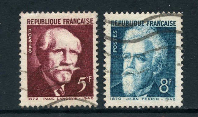 1948 - FRANCIA - UOMINI ILLUSTRI 2v. - USATI - LOTTO/28502