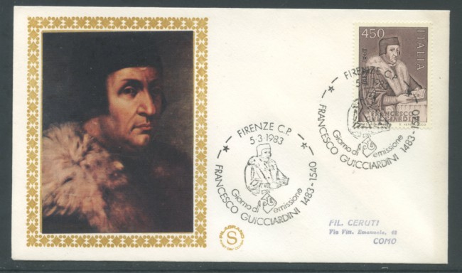 1983 - LOTTO/18439 - REPUBBLICA - FRANCESCO GUICCIARDINI - FDC