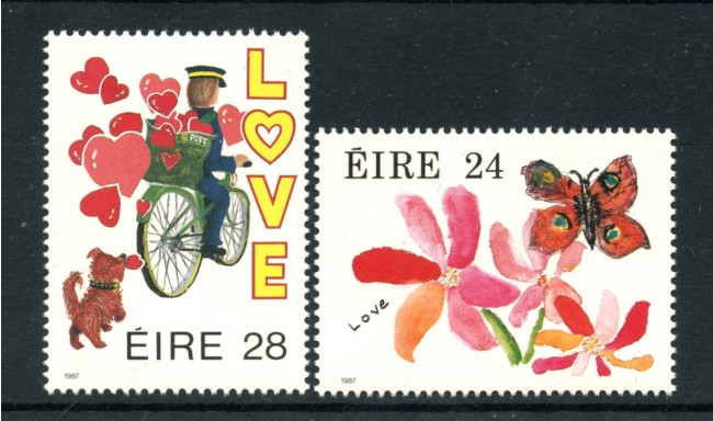 1987 - LOTTO/19453 - IRLANDA - AMORE 2v. - NUOVI