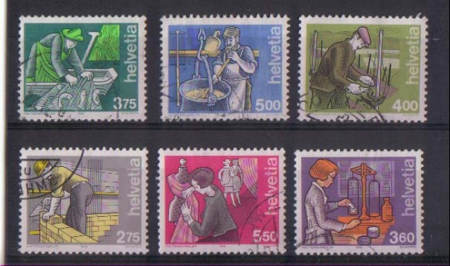 1989 - LOTTO/1897  - SVIZZERA - MESTIERI