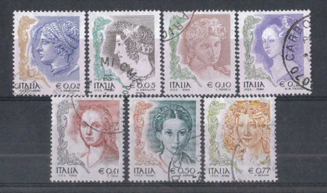 2002 - LOTTO/7344U - REPUBBLICA - DONNE NELL'ARTE - USATI