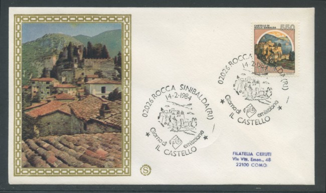 1984 - LOTTO/18418 - REPUBBLICA -  ROCCA SINIBALDA - FDC