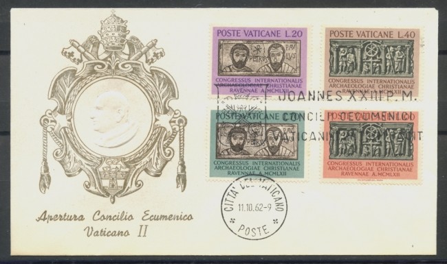 1962 - VATICANO - APERTURA CONCILIO ECUMENICO - LOTTO/27700