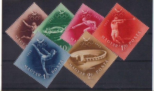 1952 - LBF/2923B - UNGHERIA - OLIMPIADI DI HELSINKI