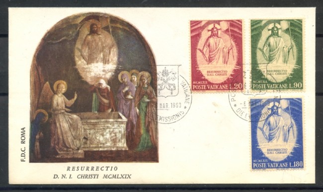 1969 - VATICANO - PASQUA - BUSTA FDC ROMA - LOTTO/27628