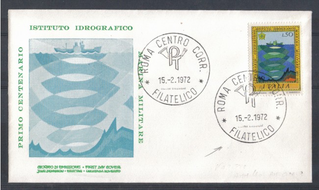 1972 - LBF/661A - IDROGRAFICO ANNULLO ANTICIPATO