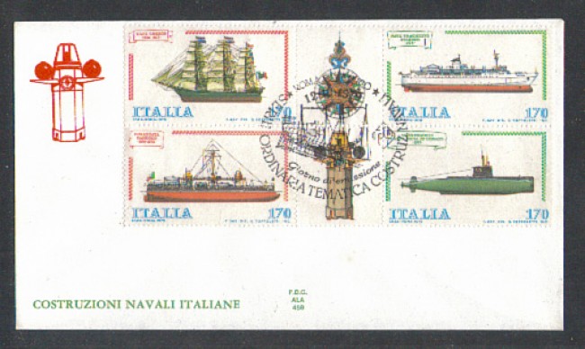 1979 - LOTTO/6710Z - REPUBBLICA - NAVI 3° SERIE - FDC