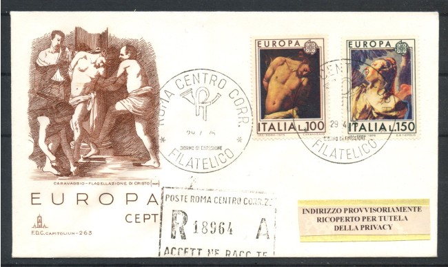 1975 - REPUBBLICA - LOTTO/39159 - EUROPA - FDC CAPITOLIUM