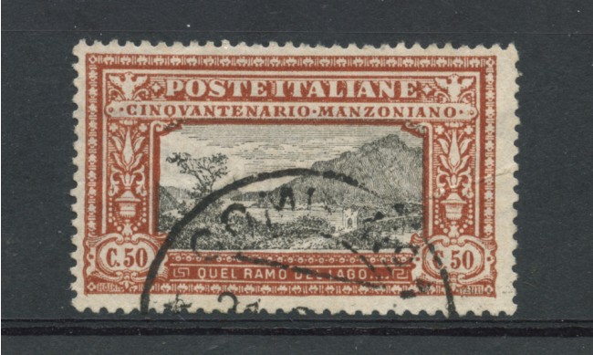 1923 - LOTTO/22229 - REGNO - 50 cent. A. MANZONI - USATO