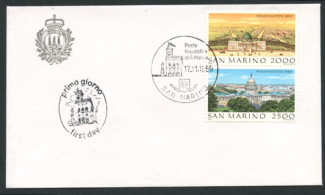 1988 - LOTTO/8090Z1 - SAN MARINO - FILACEPT - BUSTA FDC