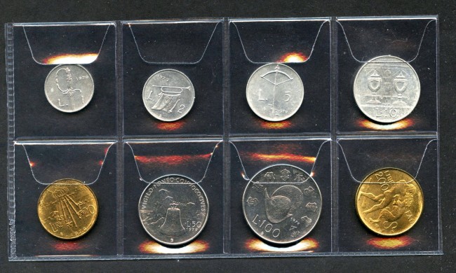 1979 - SAN MARINO - LOTTO/M47362 - SERIETTA 8 MONETE FIOR DI CONIO