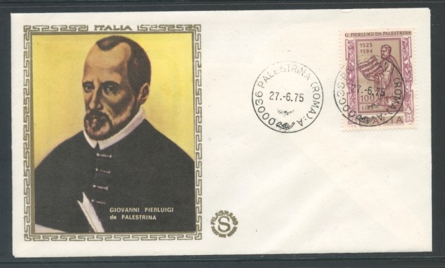 1975 - REPUBBLICA - PIERLUIGI DA PALESTRINA - BUSTA FDC FILAGRANO - LOTTO/27486
