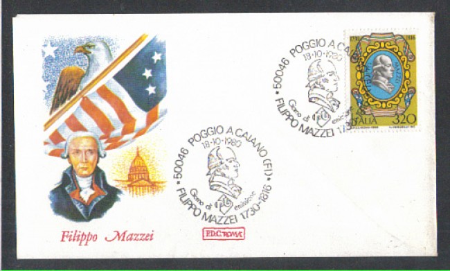 1980 - LOTTO/6728ZA - REPUBBLICA - FILIPPO MAZZEI - FDC