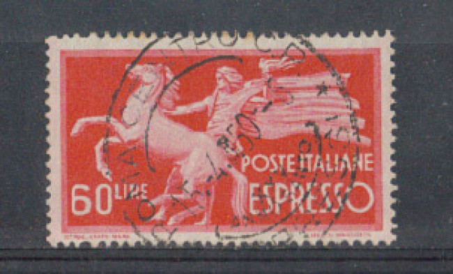 1945/51 - LOTTO/6022U - REPUBBLICA - ESPRESSO 60 LIRE USATO