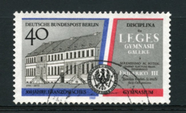 1989 - LOTTO/12632 - BERLINO - 40p. LICEO FRANCESE - USATO