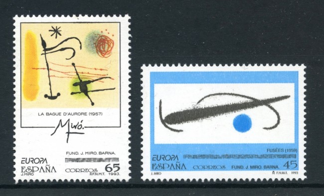 1993 - SPAGNA - EUROPA ARTE 2v. - NUOVI - LOTTO/28423