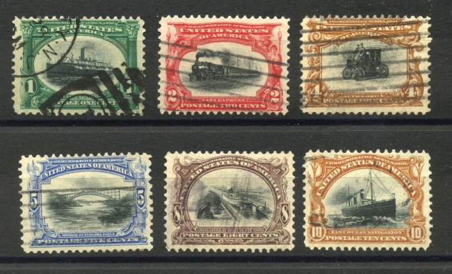1901 - STATI UNITI - LOTTO/40850 - EXPO PAN AMERICA  DI BUFFALO 6v. - USATI