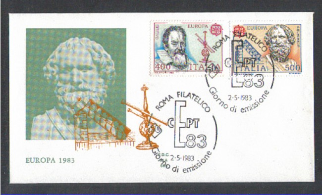1983 - LOTTO/6789ZA - REPUBBLICA - EUROPA - FDC