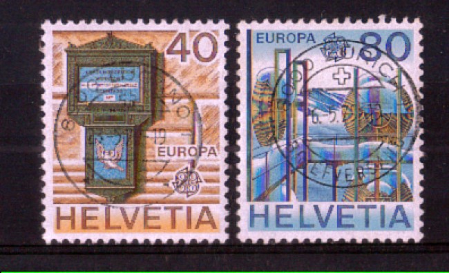 1979 - LOTTO/SVI1085CPU - SVIZZERA - EUROPA  2v. - USATI