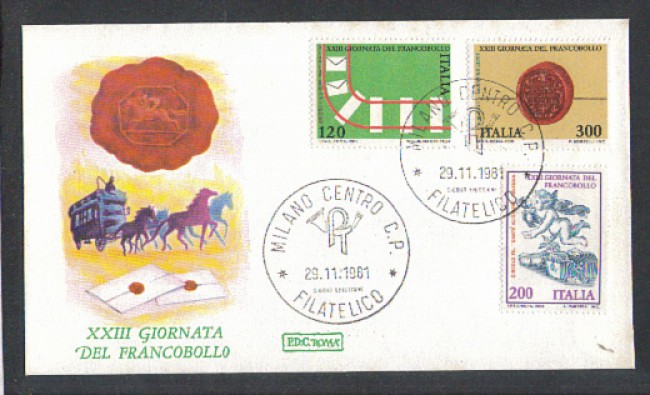 1981 - LOTTO/6756ZB - REPUBBLICA - GIORNATA FRANCOBOLLO - FDC