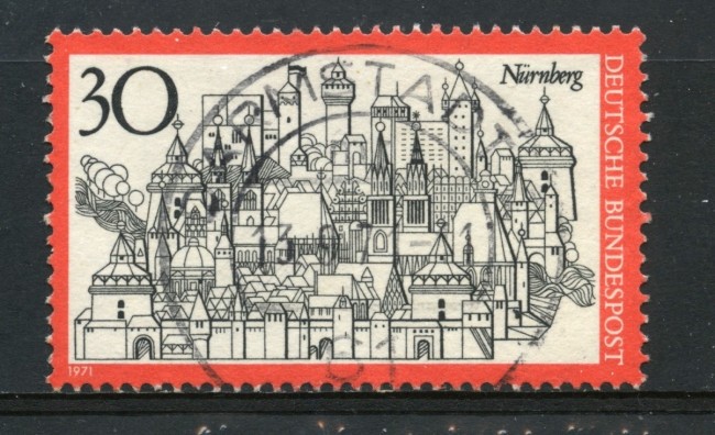 1971 - GERMANIA - VEDUTA DI NORIMBERGA - USATO - LOTTO/31048U