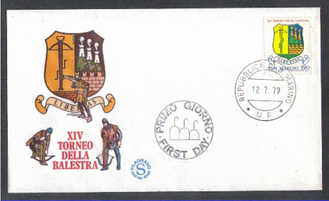 1979 - LOTTO/7995ZA - SAN MARINO - TORNEO BALESTRA - FDC